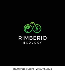 This is old bike logo design template