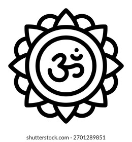 Dieses Om Icon ist für India Culture geeignet.