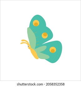 This is one blue butterfly