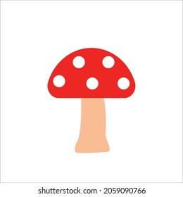 This is one red mushroom