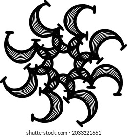 This is an one shape logo. Which is very unique and minimal. Also very classy. You can use this on multiple stage. 