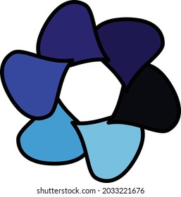 This is an one shape logo. Which is very unique and minimal. Also very classy. You can use this on multiple stage. 