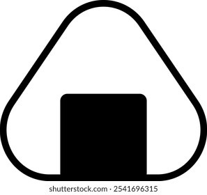 Dies ist ein onigiri Symbol (Silhouette).