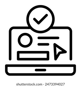 This Online Book icon is suitable for digital nomad, freelancer, working at home, etc.