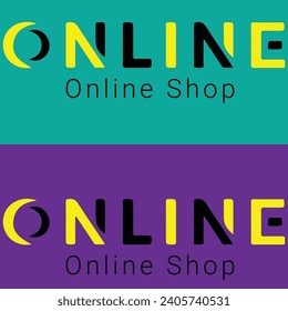 This is "Online" Logo For Online Business