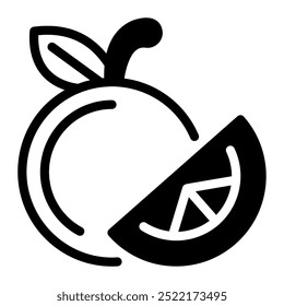 This Orange icon is suitable for food and agriculture, etc.