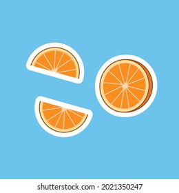 This is an orange illustration, this illustration is a vector with line art style and flat design. 