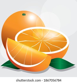 Esta es una naranja que brilla con fuerza.