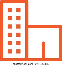 Das ist ein orangefarbenes Icon mit Konturstil, das Ihr Design attraktiver und eleganter machen kann