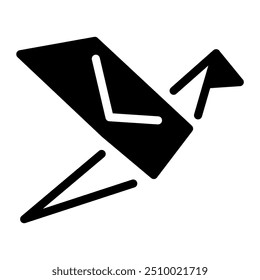 Este ícone de Origami é adequado para o Dia da Paz, etc.
