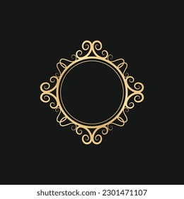This is a ornament frame vector.
