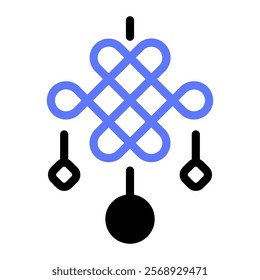 This Ornament icon is suitable for Chinese New Year, Lunar Festival or other Chinese Festival, etc.