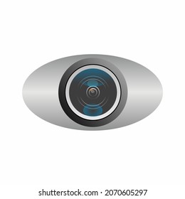 This Oval camera design is suitable for a photography logo or anything related to videography and photography.