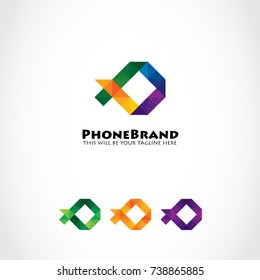 This is a P letter logo 