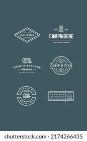 This pack contains all vector and raster camping elements you need for all purposes you need with logotype samples.
