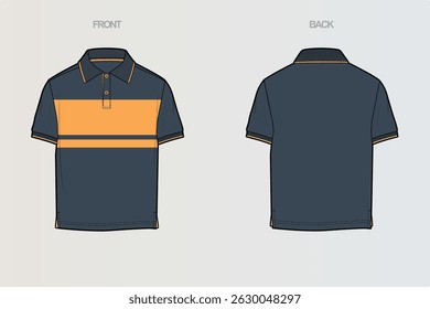 Este pacote inclui desenhos técnicos de T-shirts, mostrando uma variedade de estilos com corte e coser projetos, colocações de bolso exclusivos e detalhes de construção de manga para o desenvolvimento de design de moda