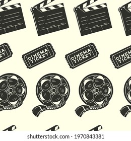 This package includes what's related to Cinema Silhouette. You can make marketing, posters, gifts, wrapping paper, fabric, wall prints, planner stickers, and many more with these graphics.