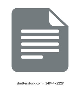 this is a page icon, taken from a lined paper image to represent a page.