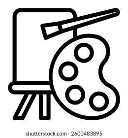 This Paint icon is suitable for School, Education, Edutainment, etc