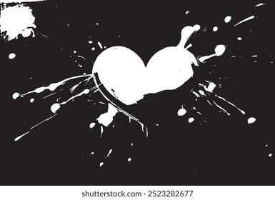 Isto é um splash de tinta em um alto-falante isolado sobre um fundo preto.