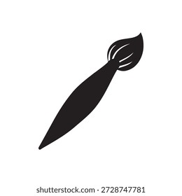 This paintbrush silhouette vector features a sleek and versatile design, representing the essential tool for artists and decorators alike. With its clean, bold lines and classic tapered bristle shape, this graphic is perfect for art studio logos, creative workshop flyers, educational materials, and DIY home improvement icons. The minimalist silhouette is fully scalable and high-contrast, making it easy to integrate into any digital or print project.