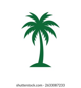 Este Vector de silueta verde palmera le da un toque tropical a los diseños de verano, viajes o playa. Limpio, vibrante y totalmente escalable, perfecto para proyectos impresos y digitales.