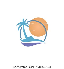 This is a palm trees logo for your company.You can use this for your business card for websites.