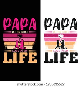 This is a papa is the best gift in my life  t-shirt design