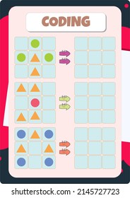 This paper include coding activity for kids