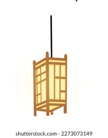 In this part i wanna represent vector illustrate a japanese traditional lighting that i created last night