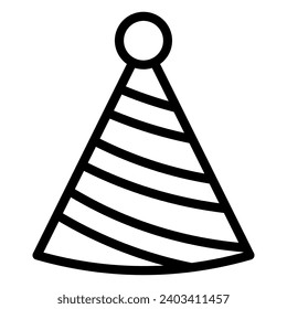 This Party Hat icon is suitable for New Year, Festival, Birthday, etc.