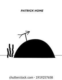 this is patrick house icon symbol illustration on white background