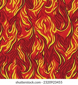 This is a pattern of abstract flame. Can be used as wallpaper, background, wrapping paper, etc