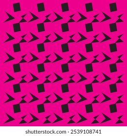 This is a Pattern Black and Pink color vector design