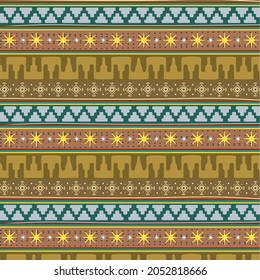 This pattern comes from Sumatra, Lampung to be exact. Usually found in traditional Lampung clothes such as Tapis. Ornament objects are usually worn by men or women at weddings or other traditional eve