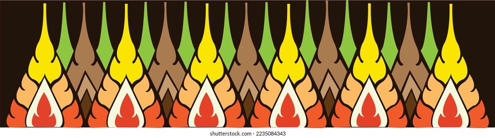 This pattern is a conical pattern. but applied as a pattern can be used in a variety of ways