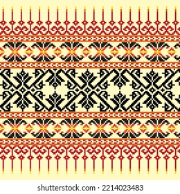 This pattern design inspired from Lao Khrang (Original from central of Thailand) and apply to design in the pillow.