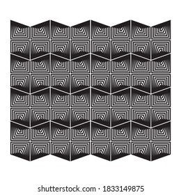 This pattern is a form of abstract lines that are connected to each other