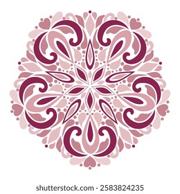 This pattern is inspired by delicate natural elements, particularly peonies and roses. In the style of Art Nouveau, with its flowing lines and organic shapes, it conveys elegance and sophistication