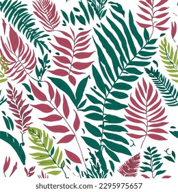 This pattern is perfect for use in various applications such as apparel, stationery, home decor, and digital media, adding a touch of tropical paradise to any design.
