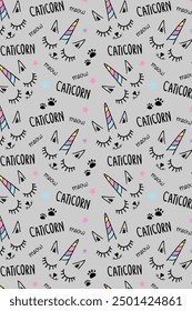 This pattern is purrfect for any cat lady or unicorn enthusiast out there! 🌈🐈 #crazycatlady #magical