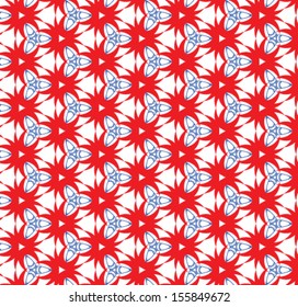 This pattern tiles seamlessly, so it can cover shapes of any size in perfect quality. Vector file contains swatch for easier useage.