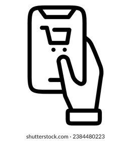 This Payment  icon is suitable for shopping, ecommerce, supermarket and business