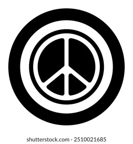 Este ícone de Paz é adequado para o Dia da Paz, etc.