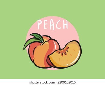 This is a Peach Sweet and Fresh