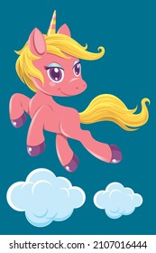 This is a peach unicorn, they're cute and funny for your designed