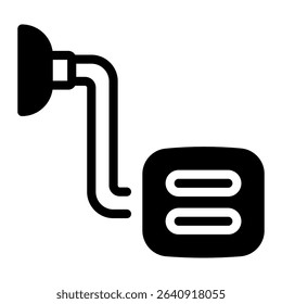 This Pedal icon is suitable for Bycycle, Sport, Healthy Lifestyle, etc