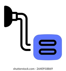 This Pedal icon is suitable for Bycycle, Sport, Healthy Lifestyle, etc