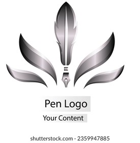 This is pen logo vector