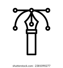 This is the pen tool icon
icons in outline and pixel perfect style
This is one of the icons from the set of icons with the Designer theme